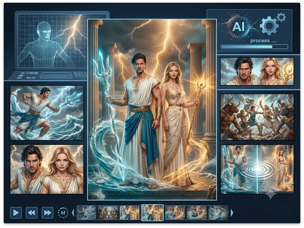 Create AI Comic Stories & Motion Comics