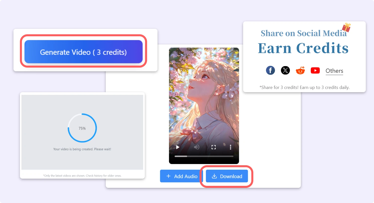 Generate and Download