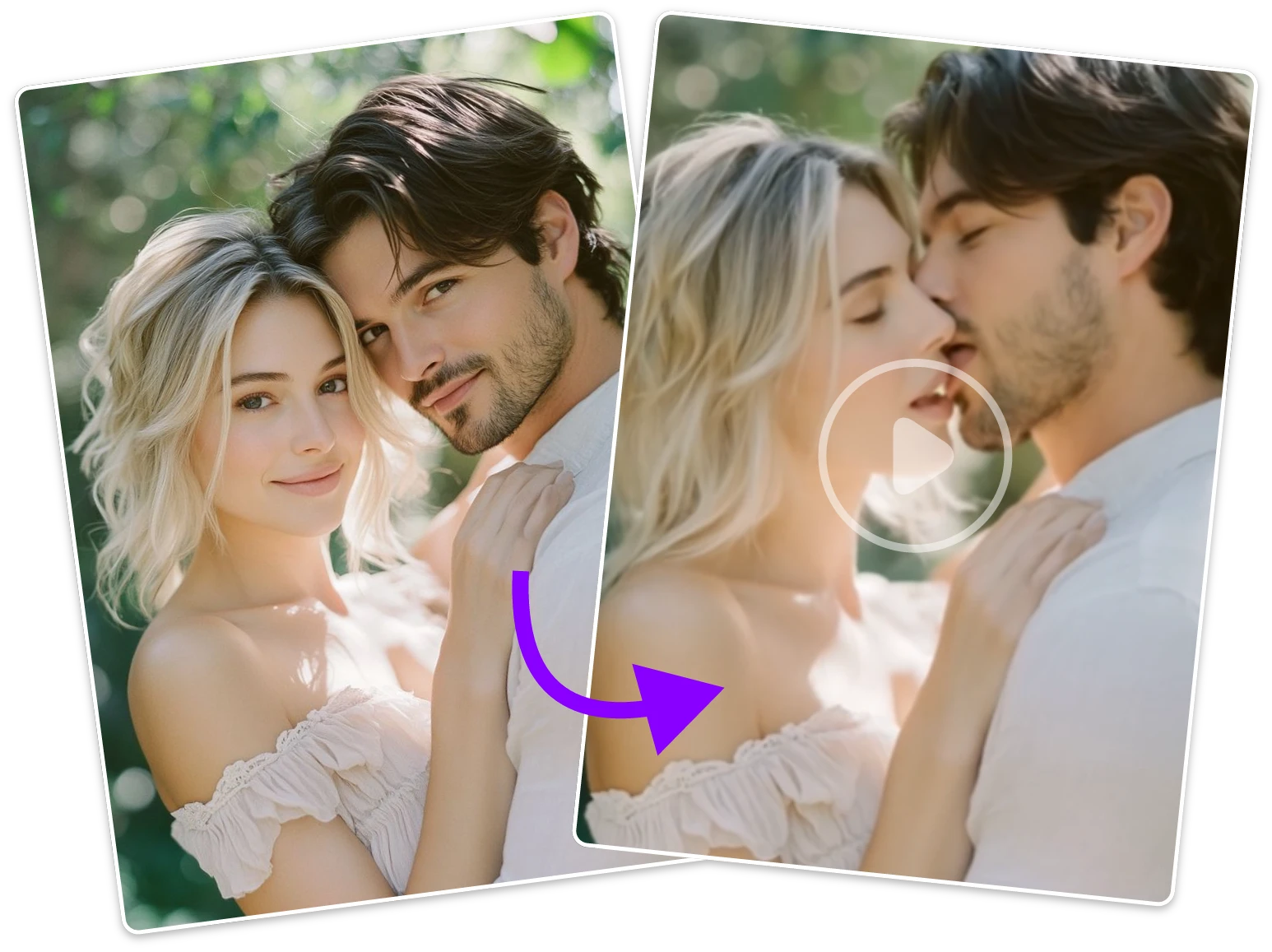 AI Creates Romantic French Kiss Videos AI Creates Romantic French Kiss Videos