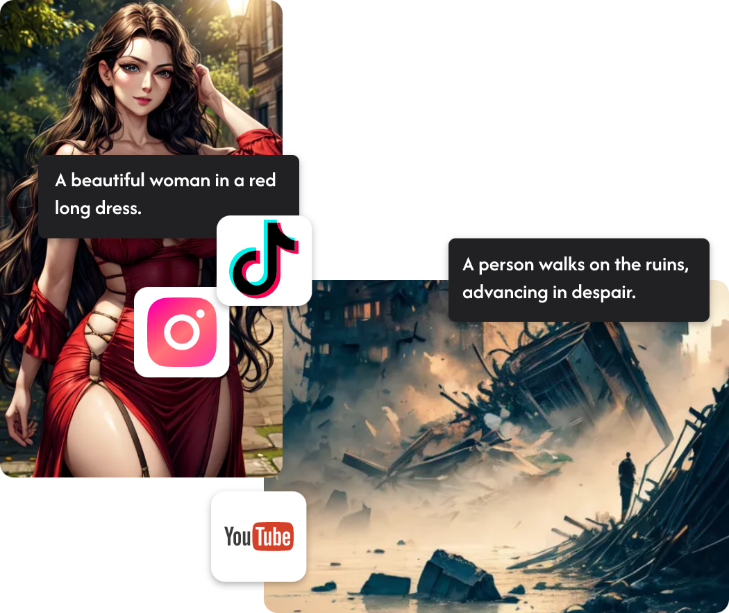La generación de contenido en diferentes estilos con un solo clic.