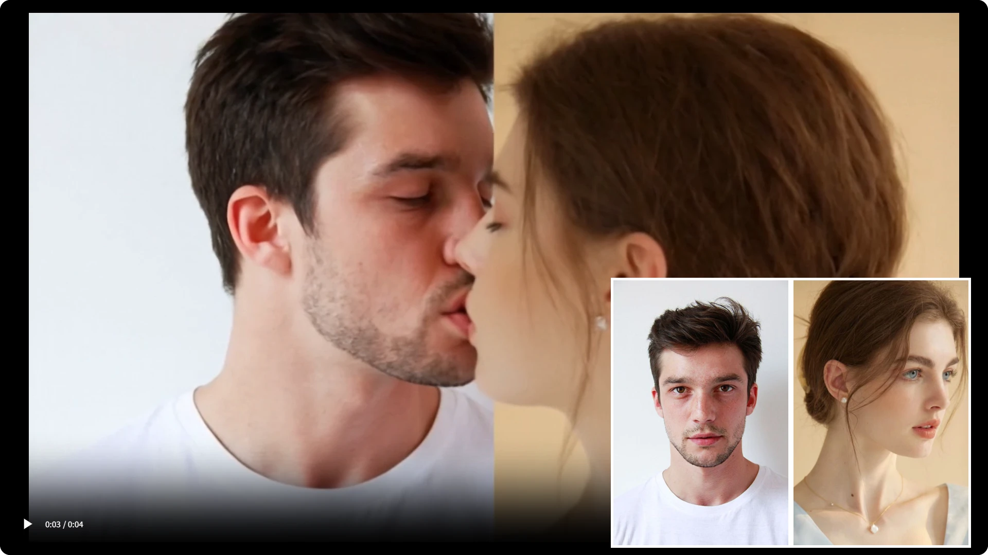 A Photo of Two People &Two Individual Photos can be used for AI kiss A Photo of Two People &Two Individual Photos can be used for AI kiss