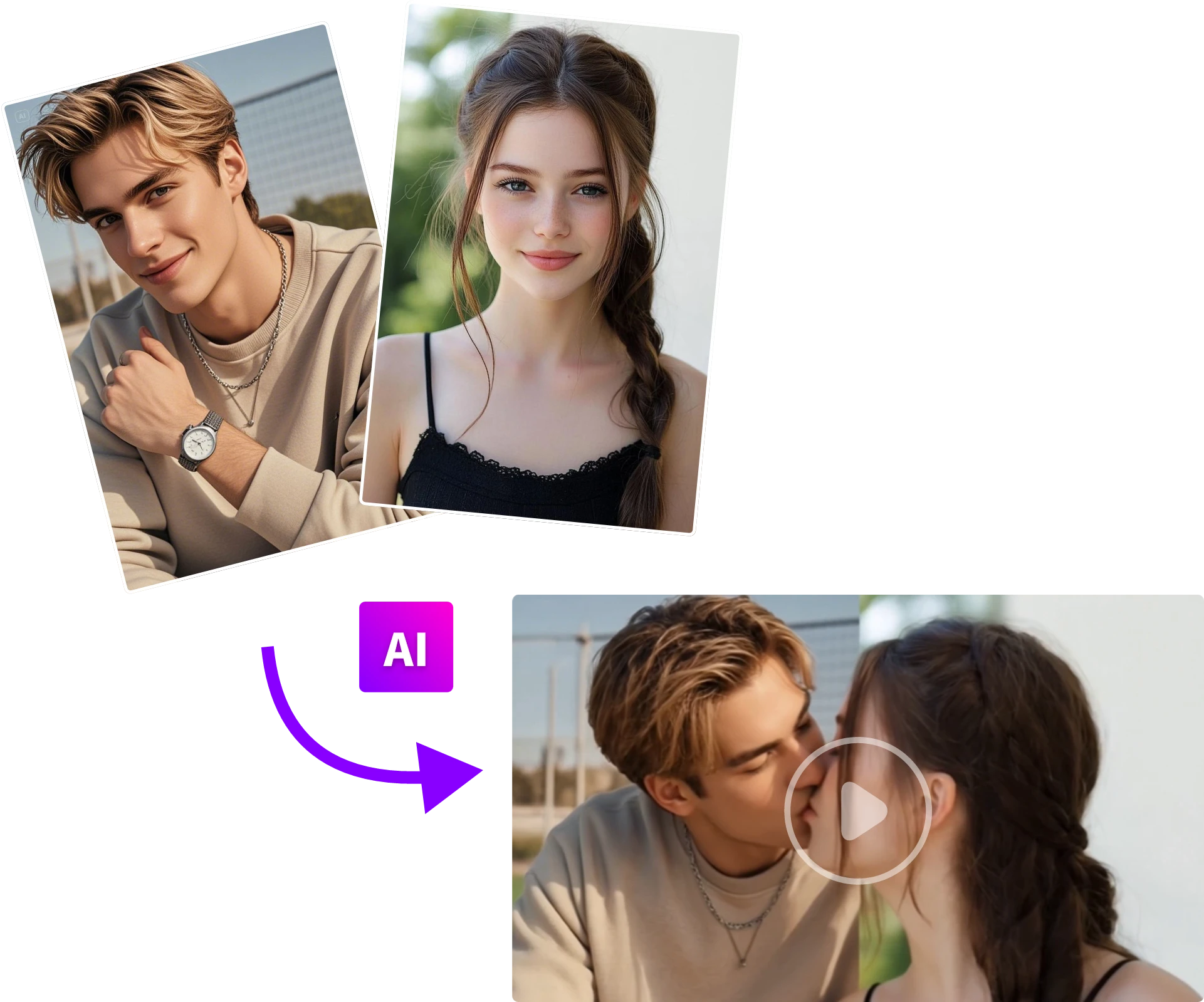 Fulfill Your Kissing Fantasies with Virtual Characters Fulfill Your Kissing Fantasies with Virtual Characters