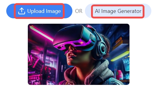 Upload your image the best AI video generator-Upload your image