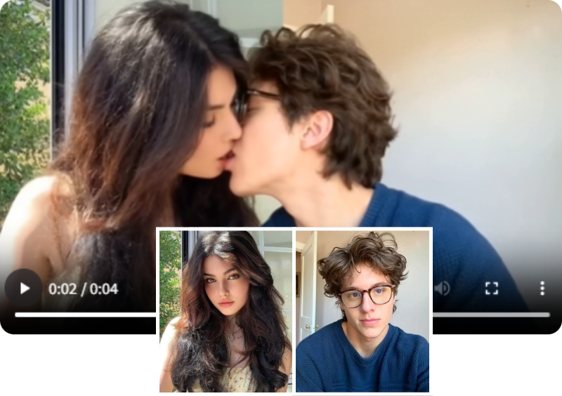 Create a personalized Valentine’s Day kiss video Create a personalized Valentine’s Day kiss video