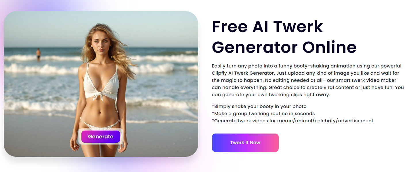 Clipfly AI Twerk Generator
