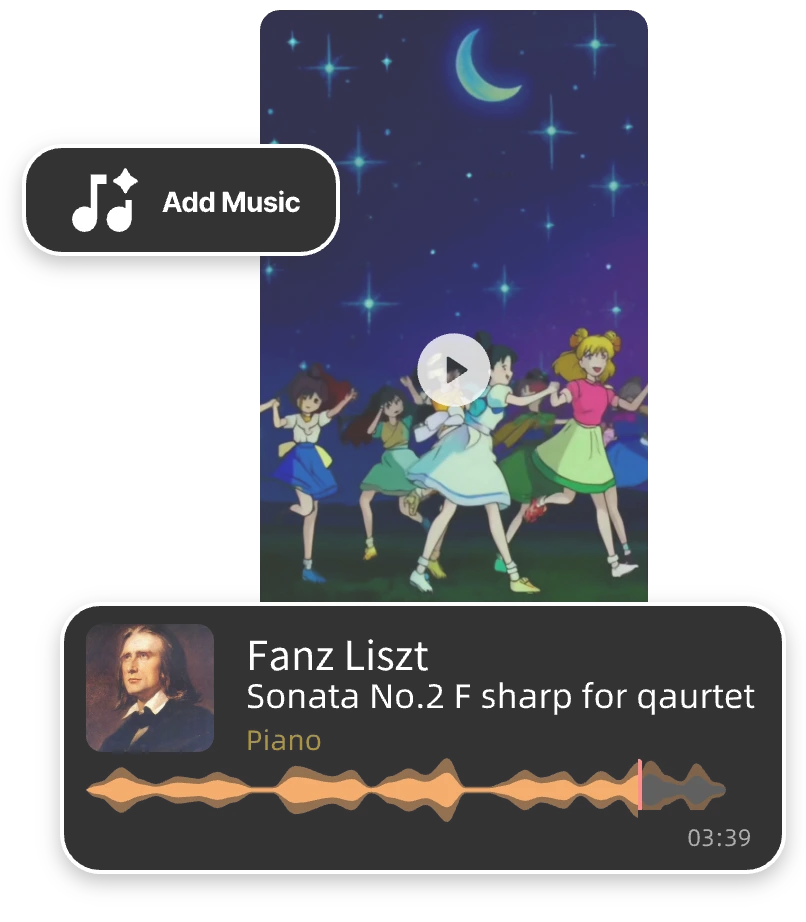 add music