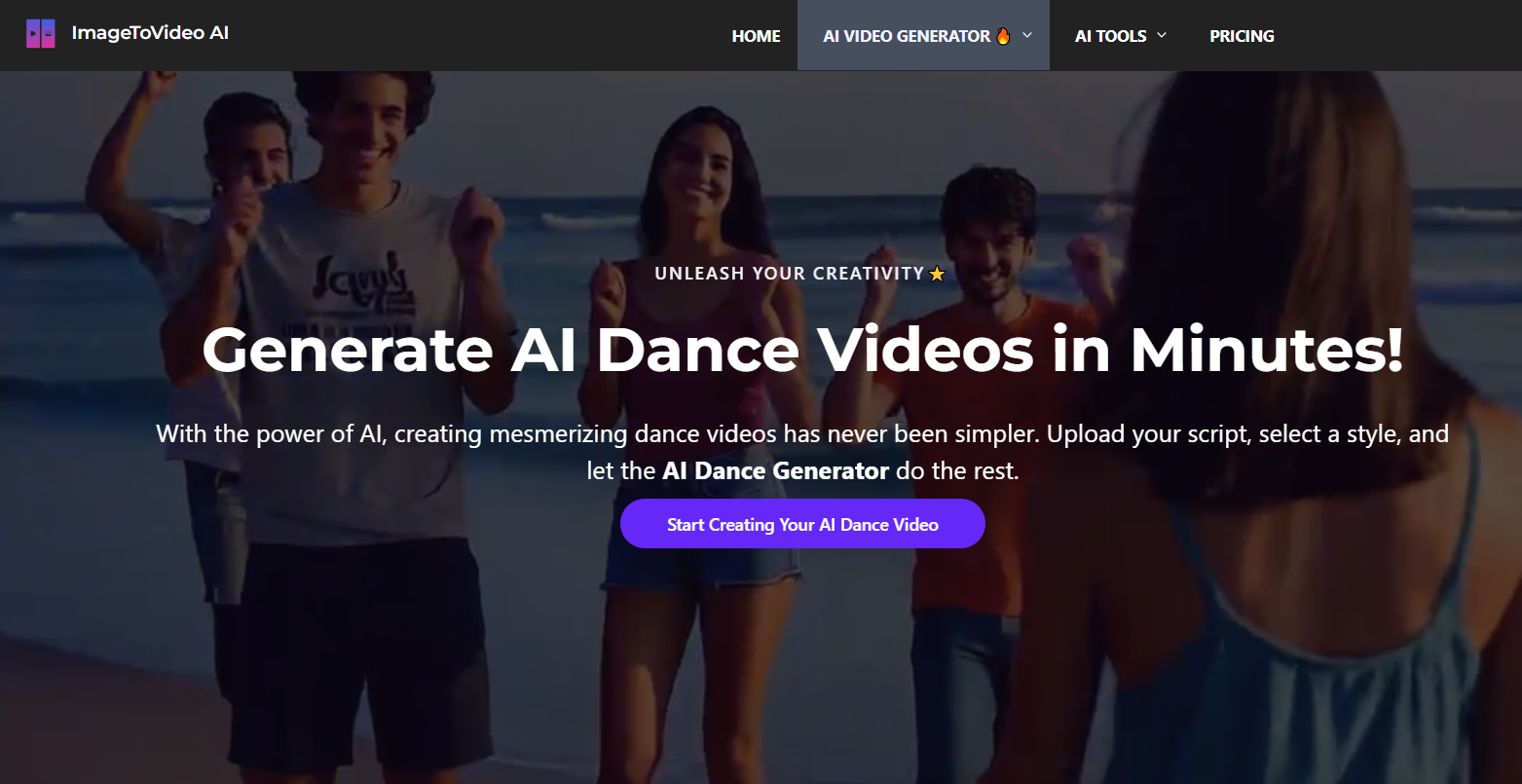Top Free AI Dance Video Generator - ImageToVideo AI