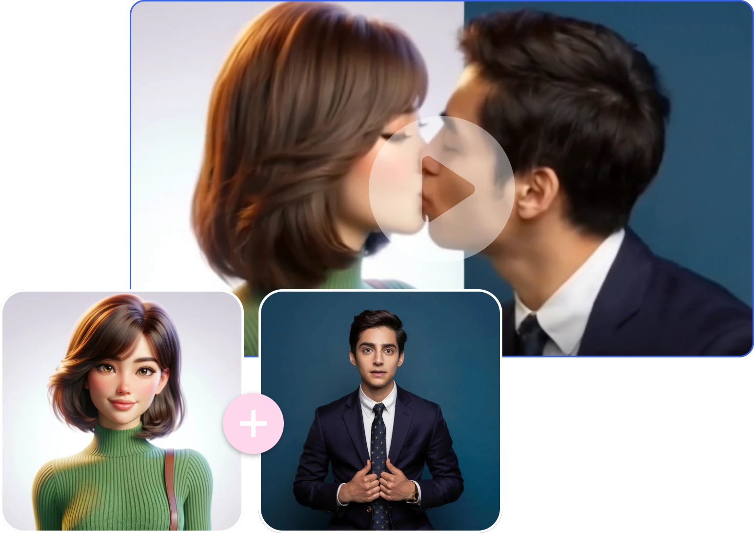Let People from Different Worlds Engage in A French Kiss