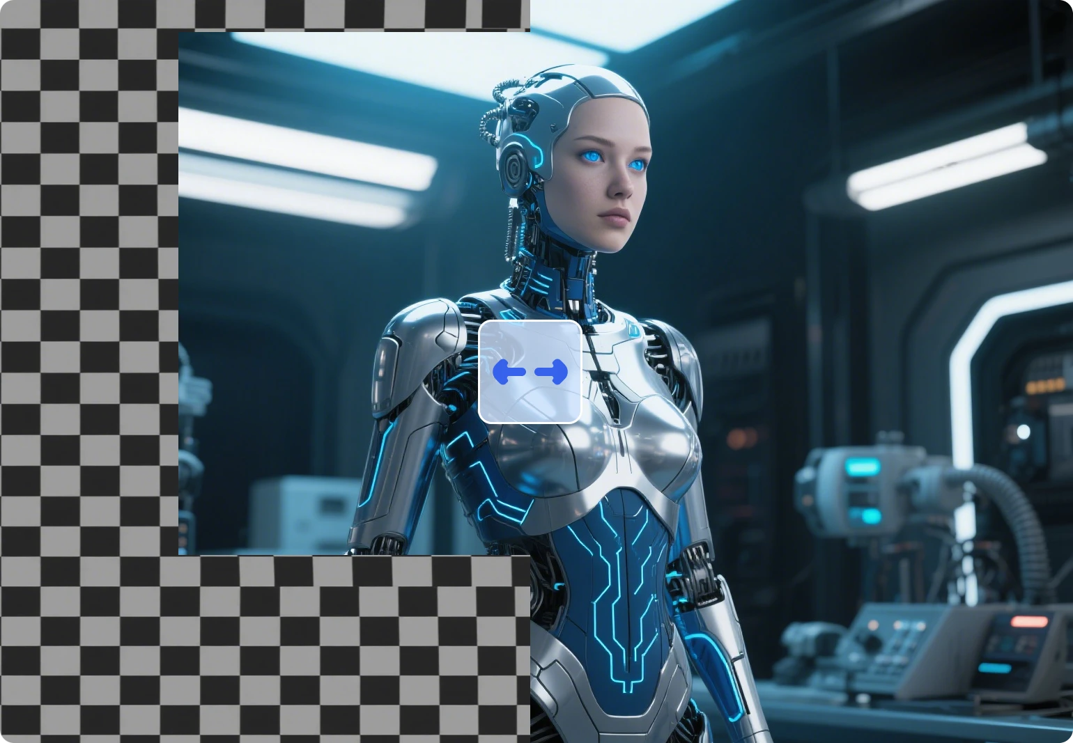 Intelligent Scene Completion for Complex Resizing