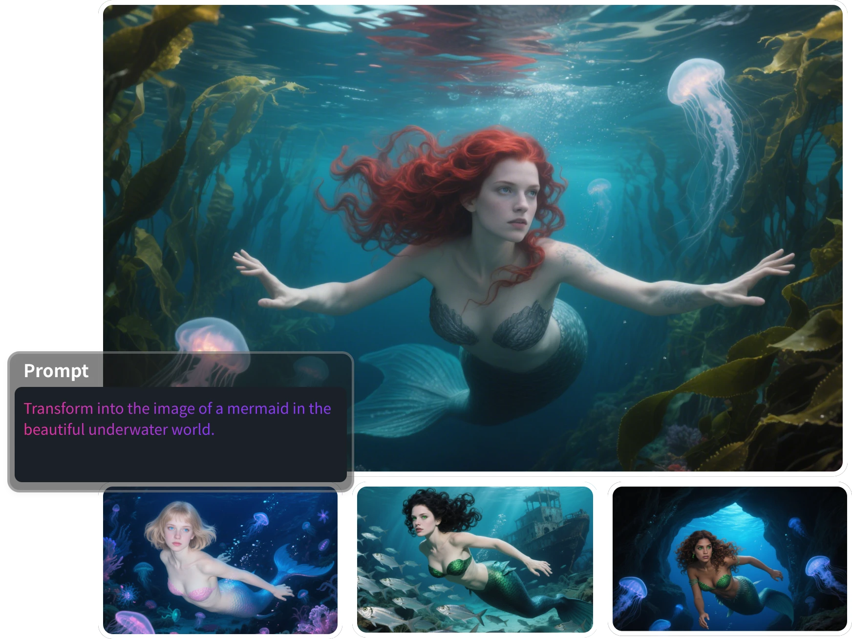 Exclusive mermaid special effects tailored to your style Exclusive mermaid special effects tailored to your style