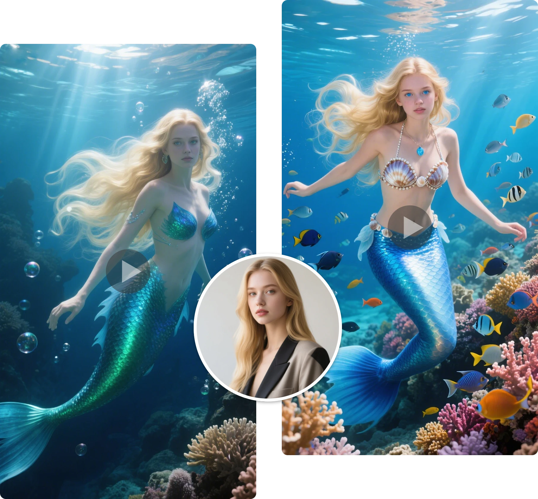 Create AI Mermaid Videos in one Click Create AI Mermaid Videos in one Click