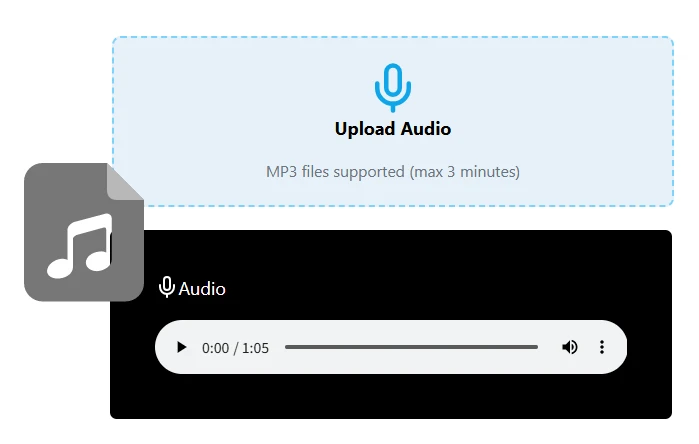 Step 2 Upload an Audio