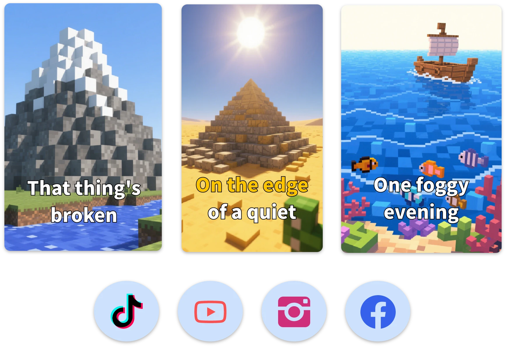 Perfect for Short-Form Platforms Like TikTok & YouTube Perfect for Short-Form Platforms Like TikTok & YouTube