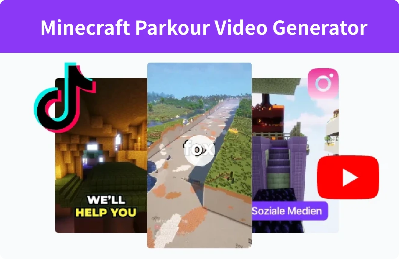 AI Minecraft Parkour Video Generator