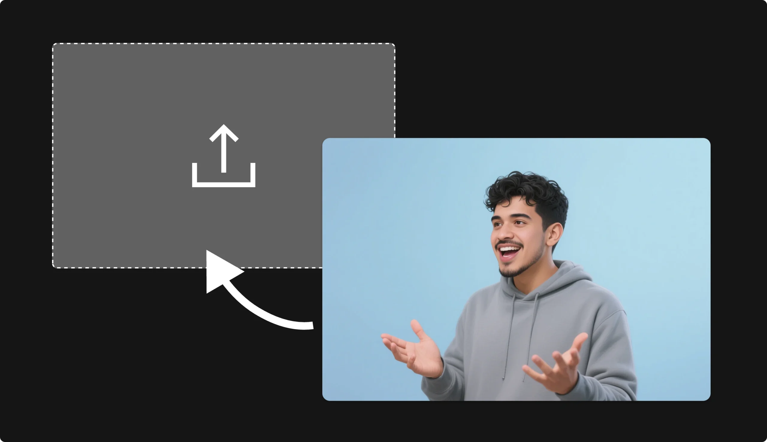 Step 1 of using AI Talking Photo Generator