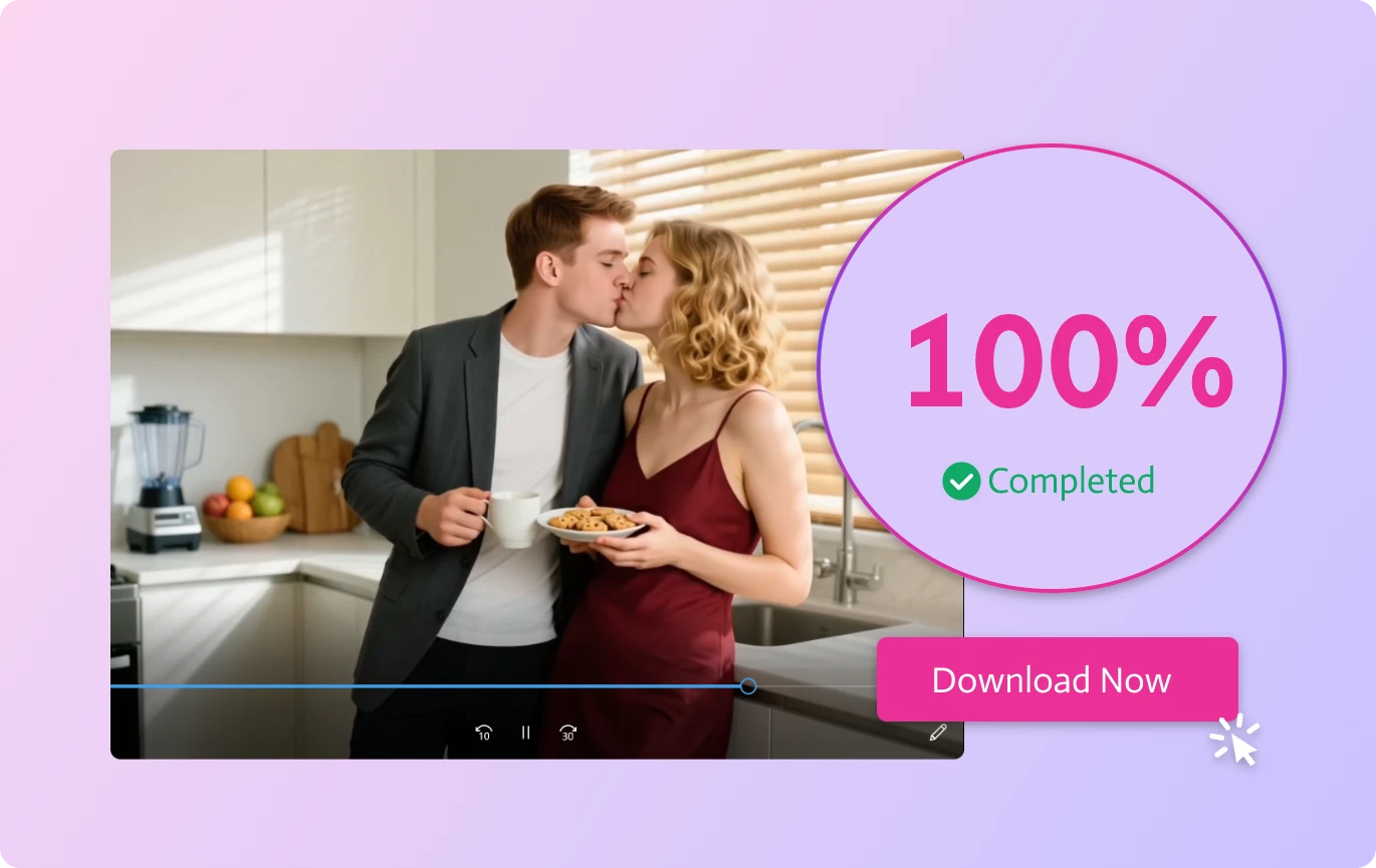 step 2 of Use Our AI Kiss Me Feature