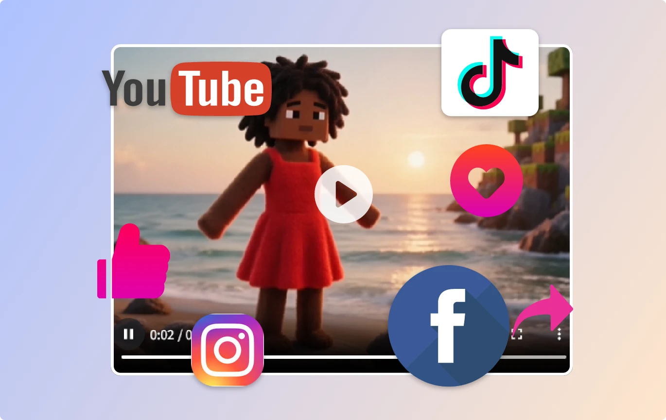 Step 3 of Using the AI Minecraft Video Generator