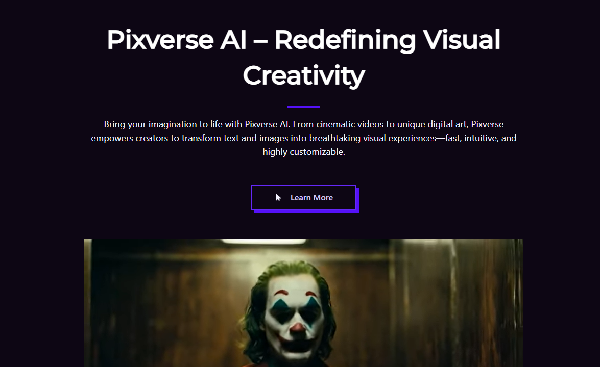 Pixverse AI – Redefining Visual Creativity