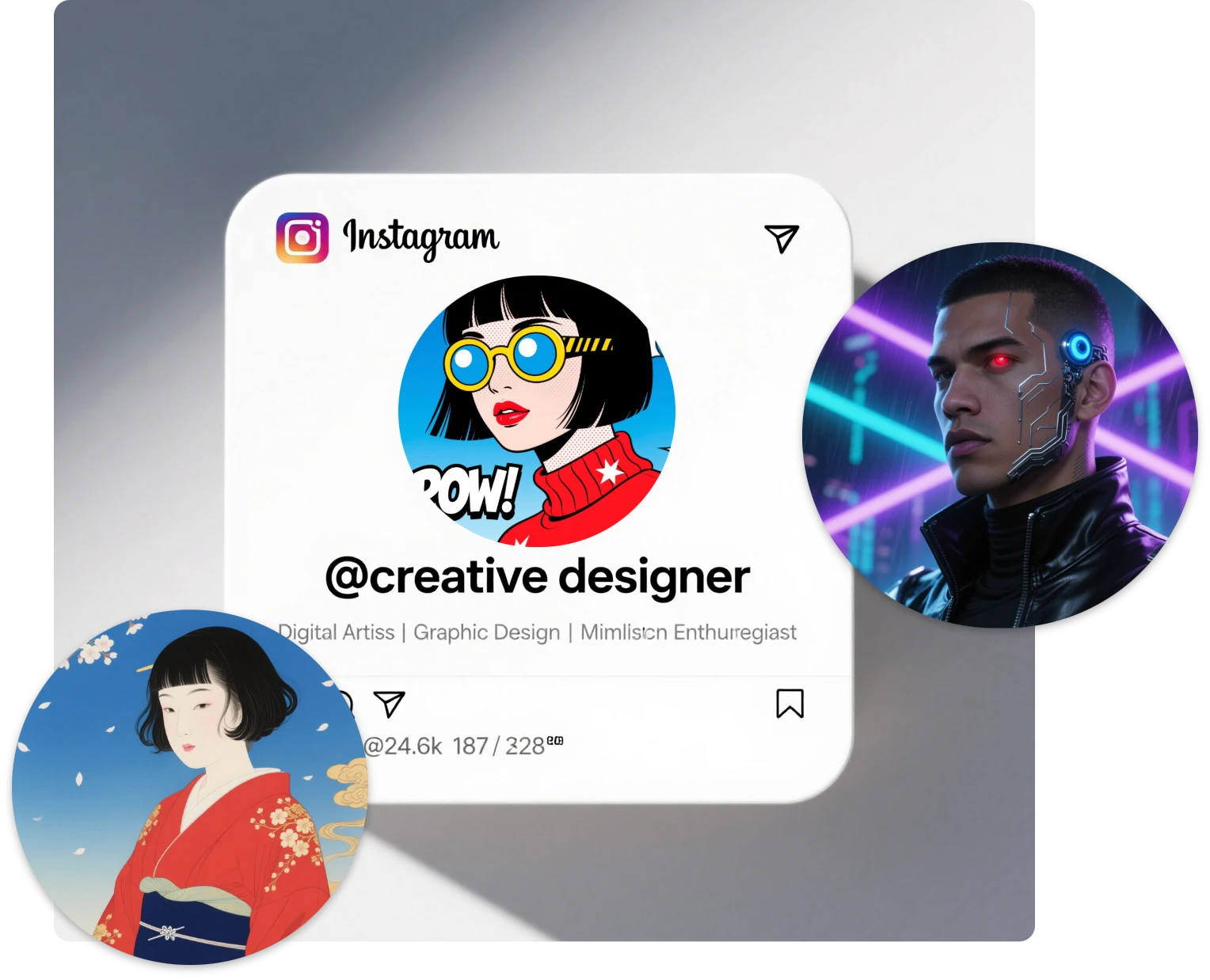 Create Avatars for Online Forums or Social Media Profiles