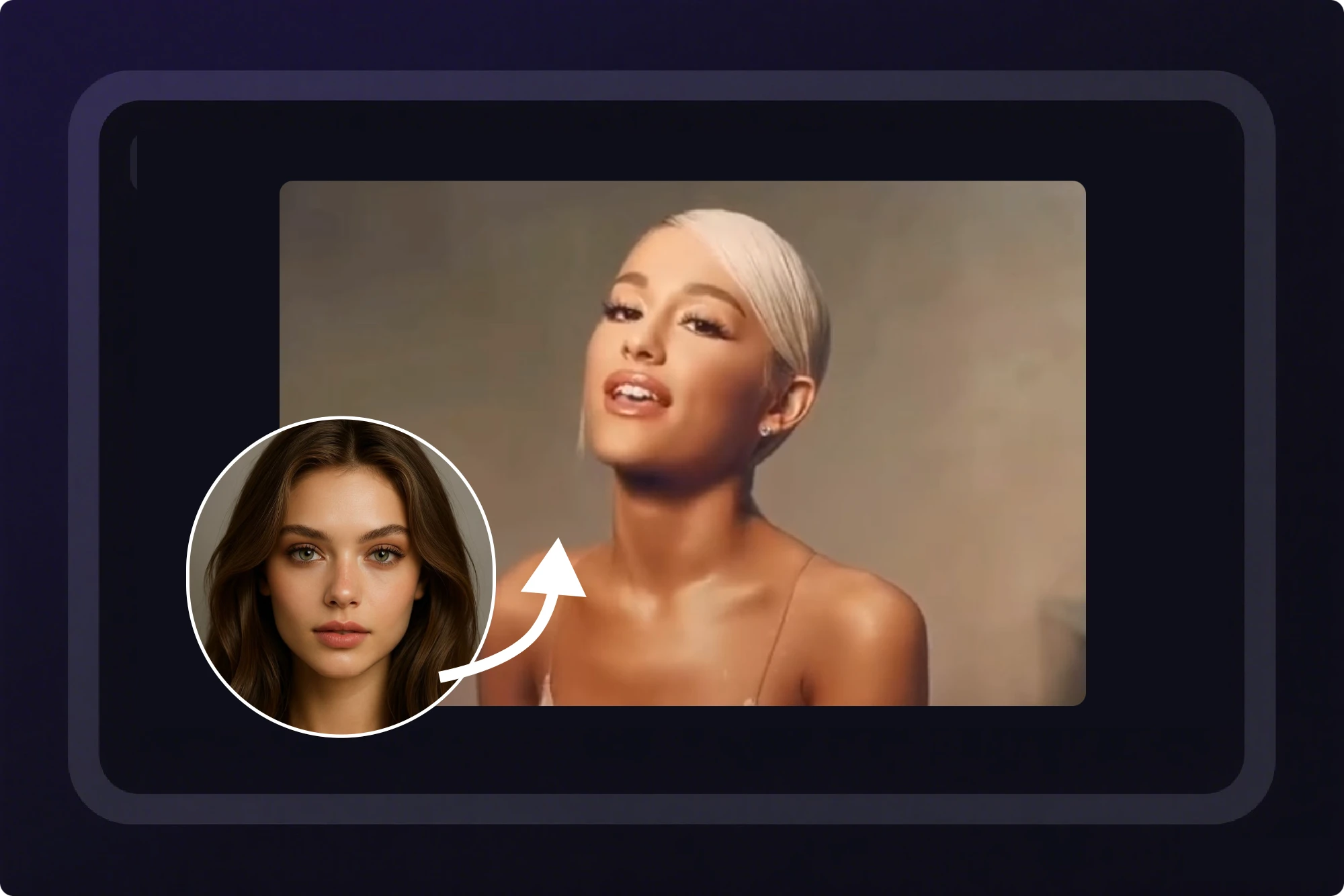 Pick the face you’d like to swap into the scene. Support image upload.