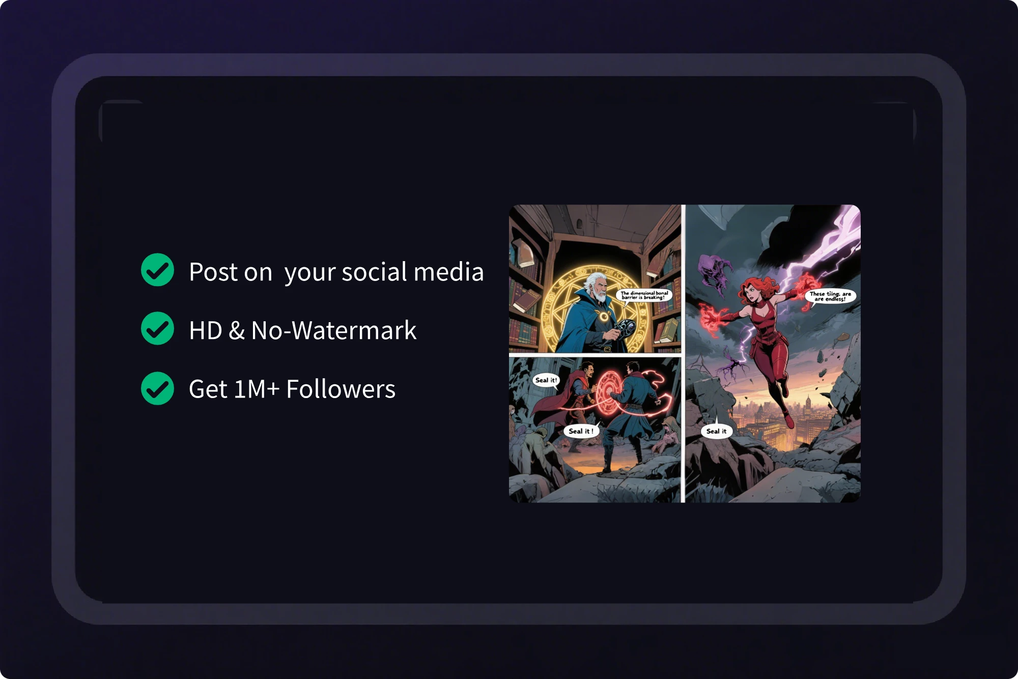 Step 1: Describe Your Idea of Comic