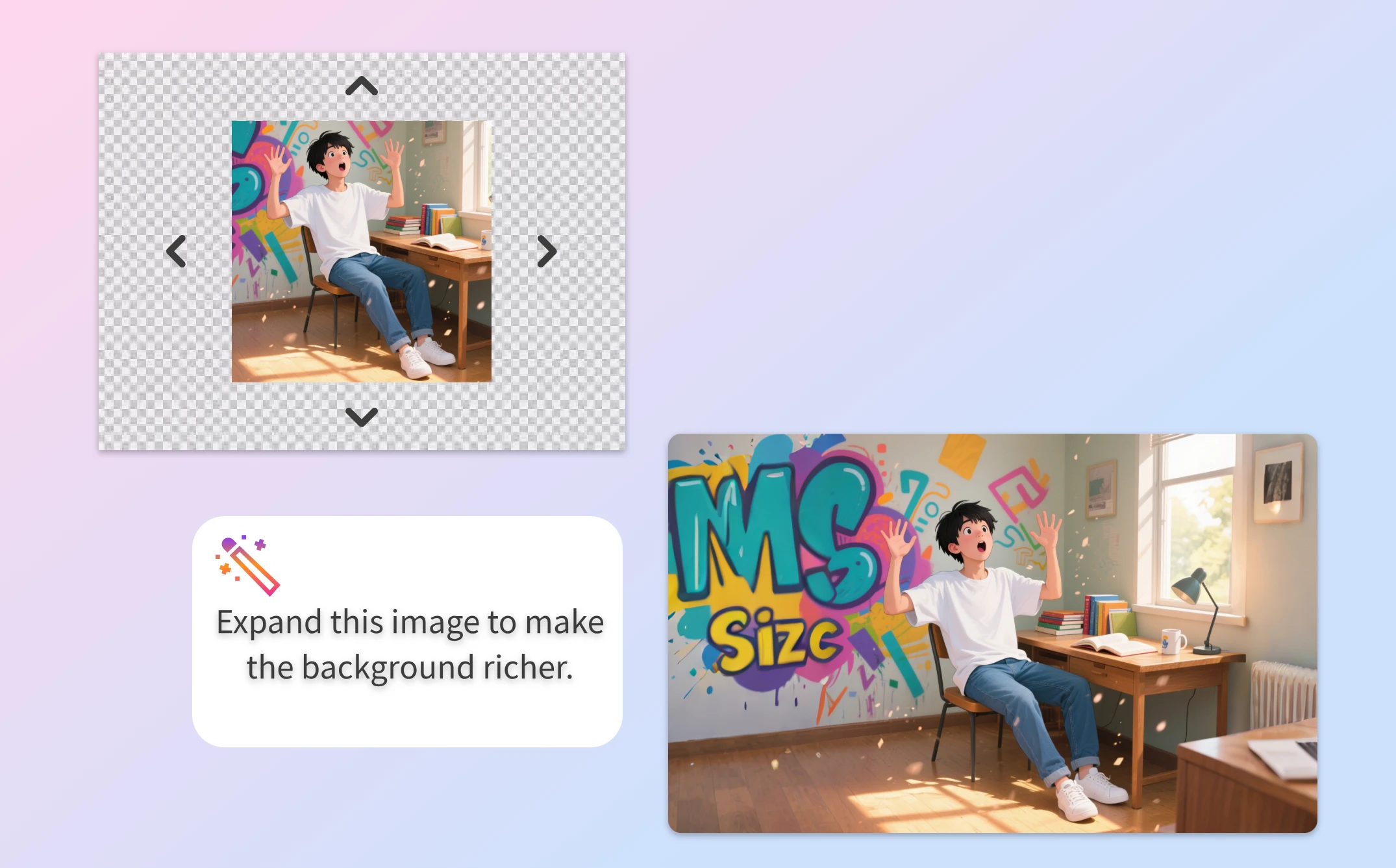 ai image extender showcase1 AI Image Extender: Expand Photos Seamlessly for Social Media & E-Commerce