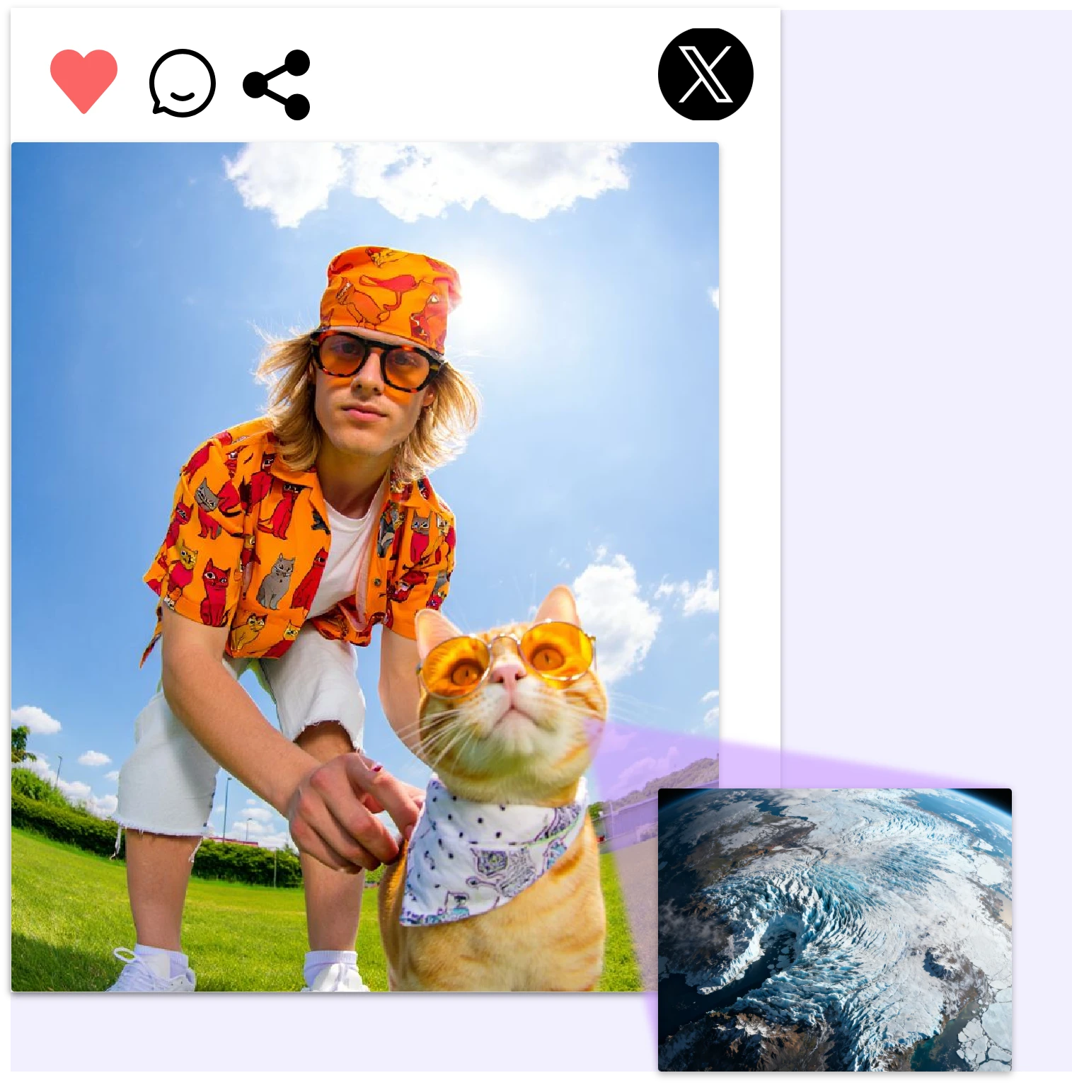 Capture Social Media Attention with Earth Zoom In
