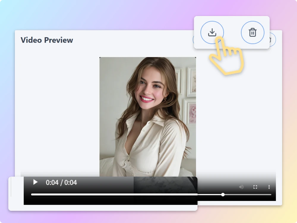 Step 3 Download in HD & No-Watermark