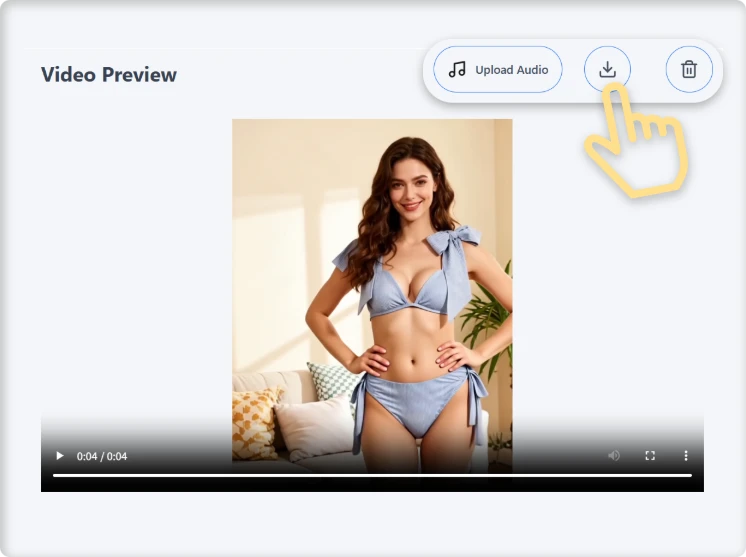 step-three Preview & Download Your Bikini Video