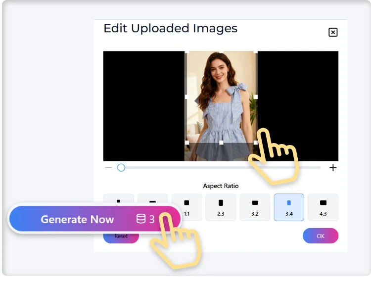 step-two Crop Your Image & Generate