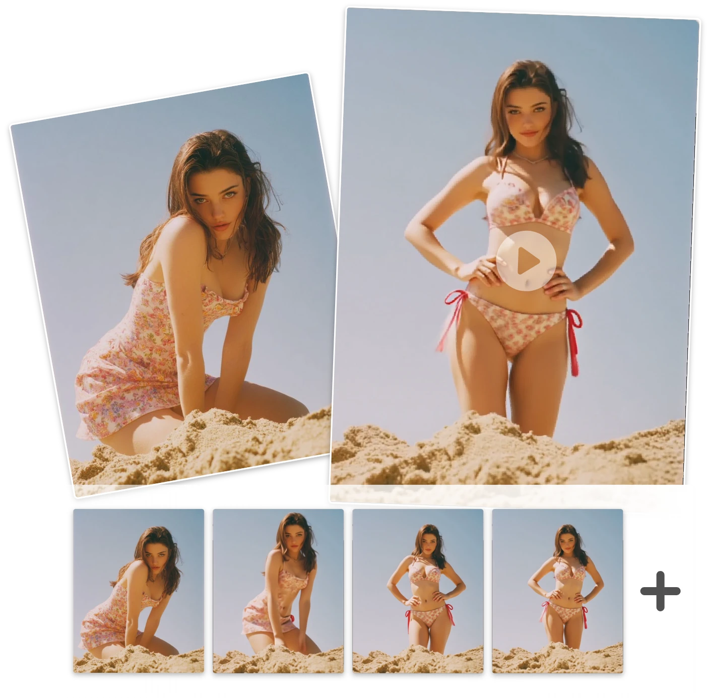 Convert Photos Into AI Bikini Model Videos