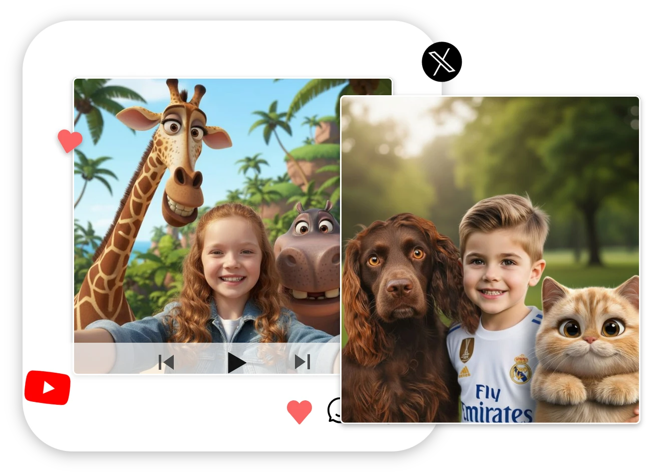 Create a Group Photo with Your Favorite Anime Character