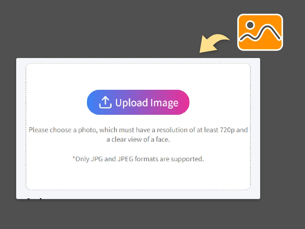 Step 1: Upload Your Character Image