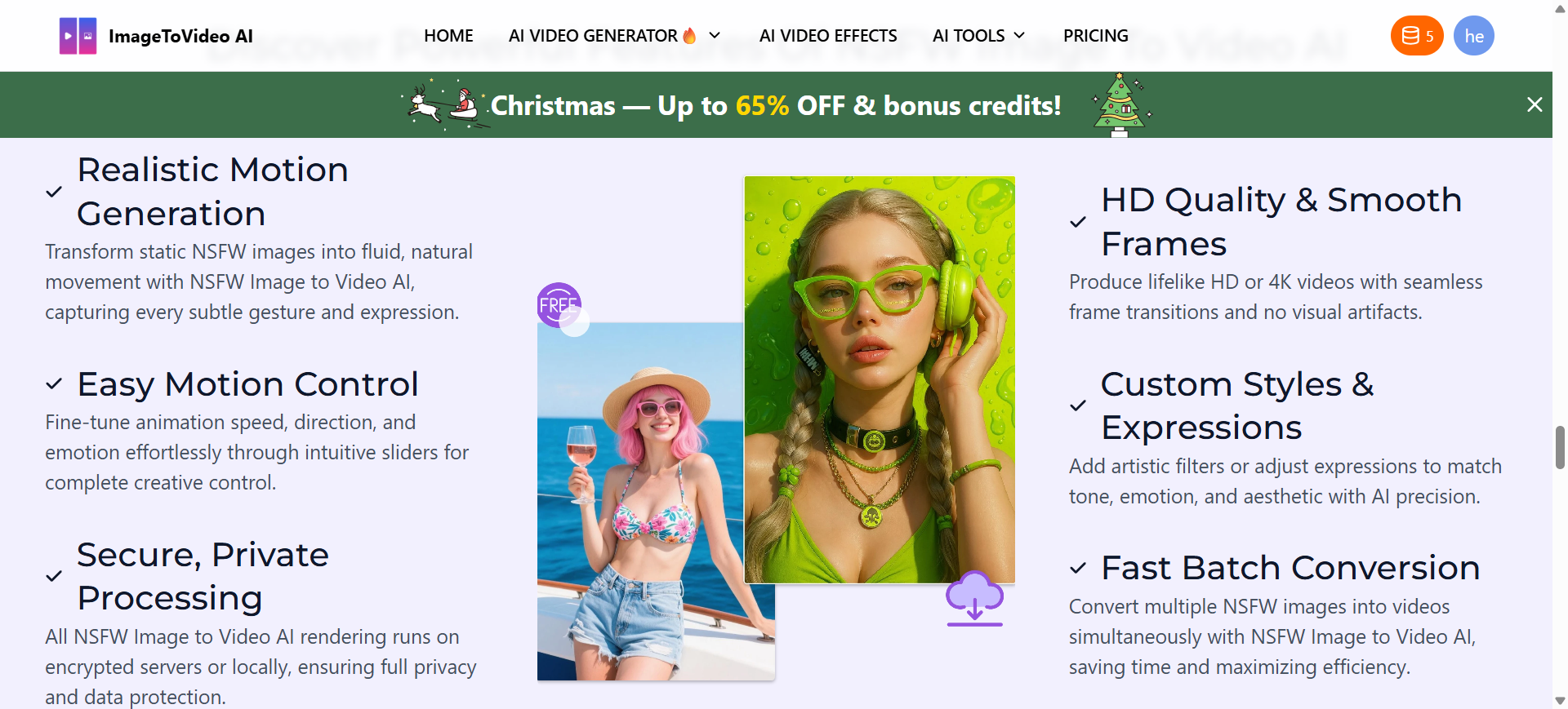 nsfw generator features