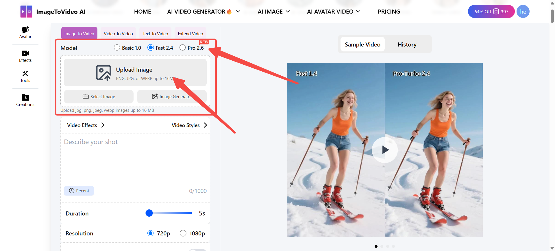Step 1: Upload Your Image and Select the Right AI Model