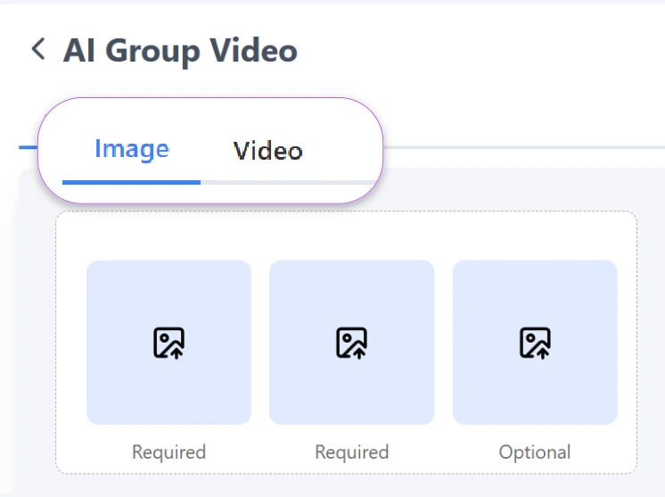 Switch to Image or Video Mode