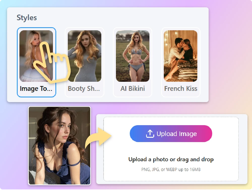 Step 1 Select Mode & Upload Image
