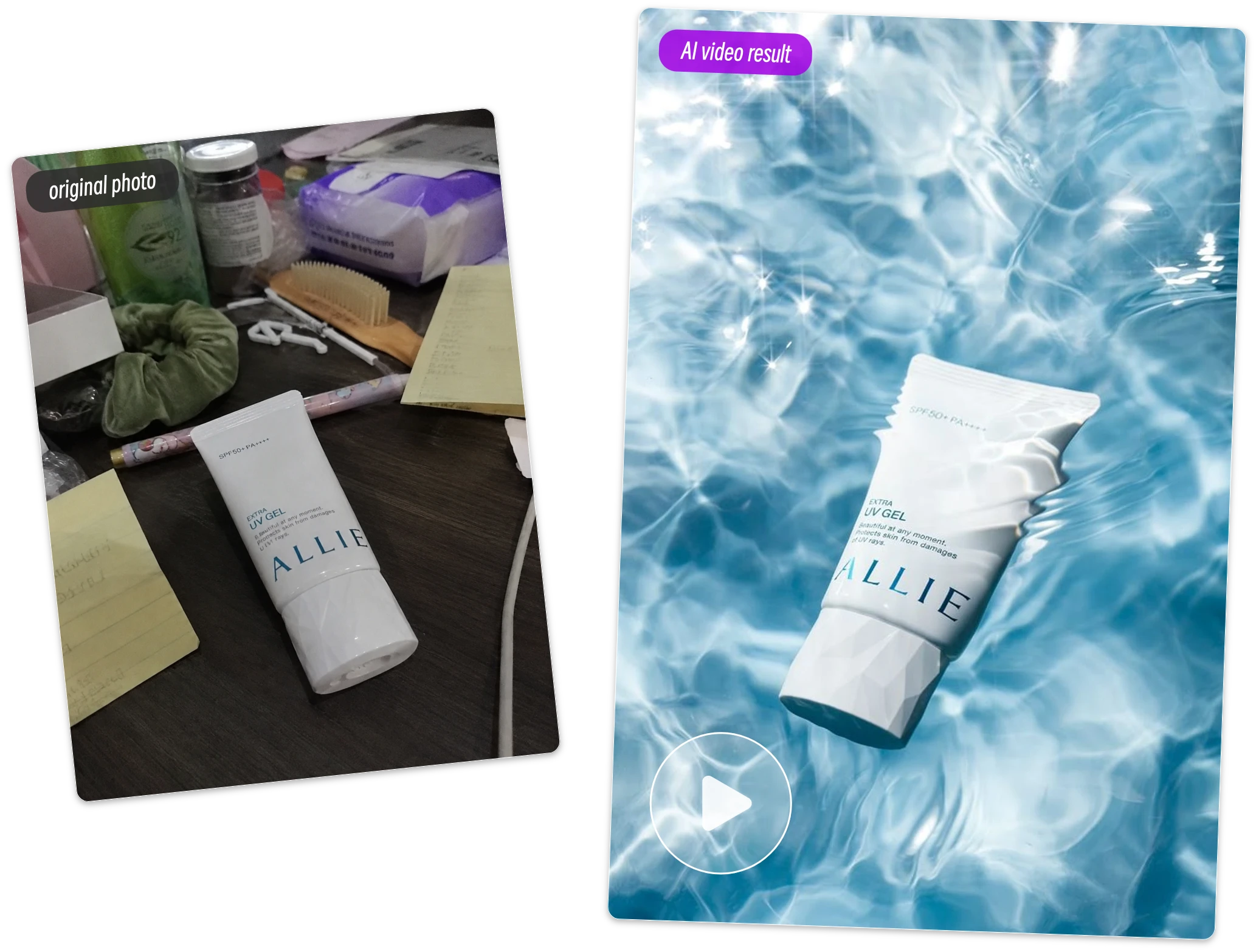 Product Images into High-Converting Videos