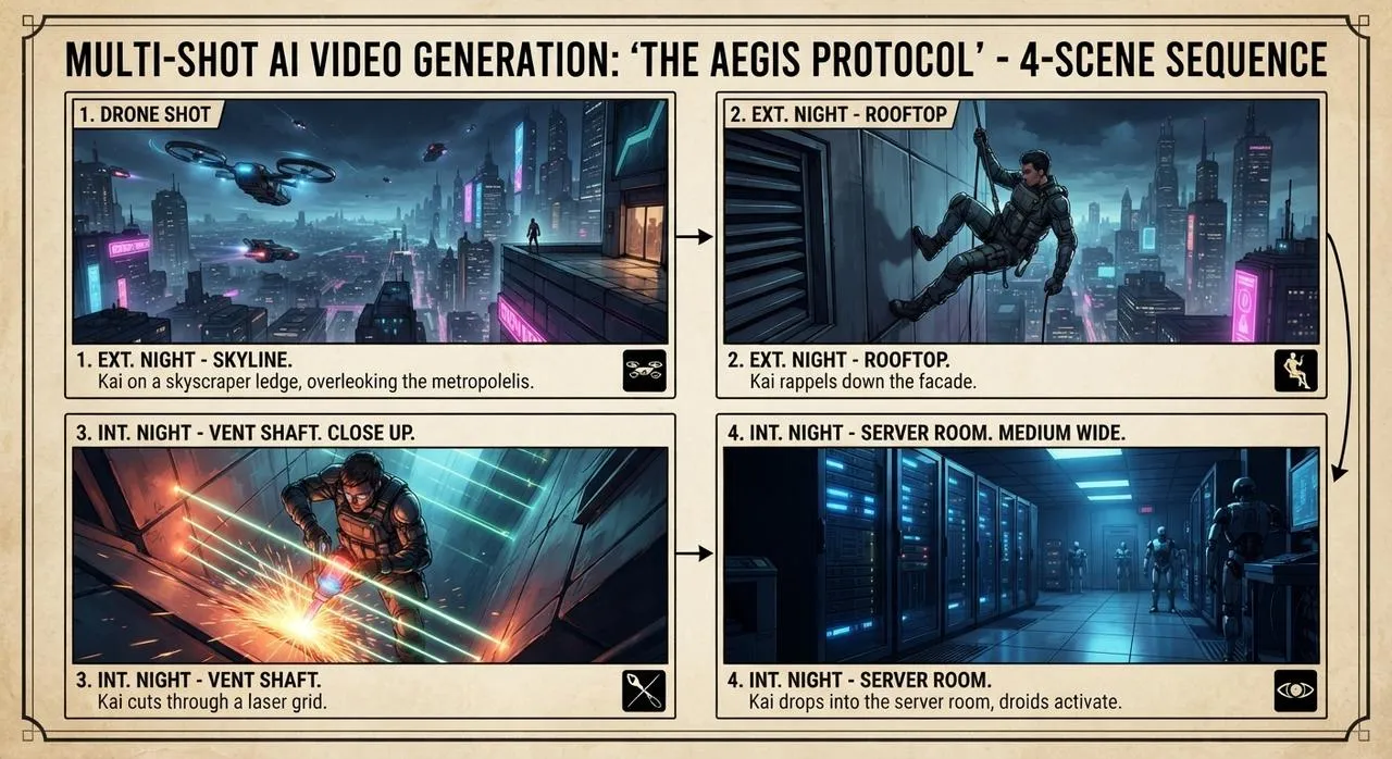 Multi-Shot AI Video Generation