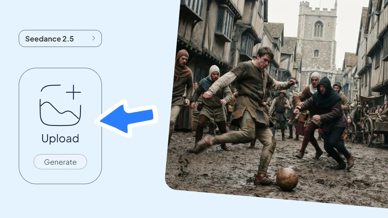 Upload an image for Seedance 2.5