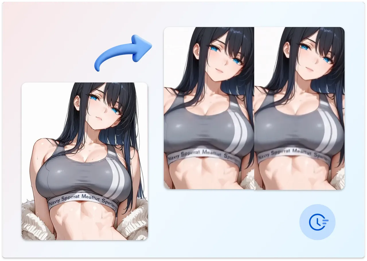 Créer une vidéo AI Jiggle de portrait